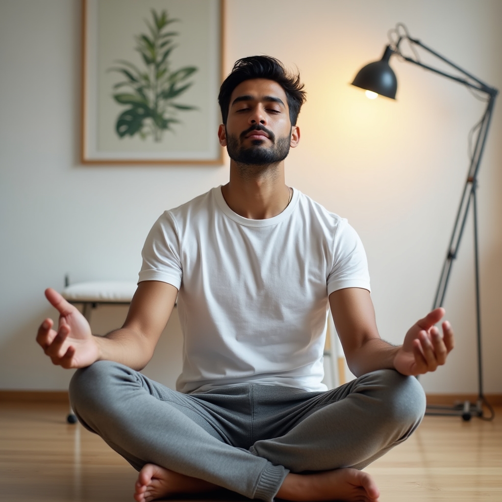 Technique de respiration diaphragmatique pratiquée le matin